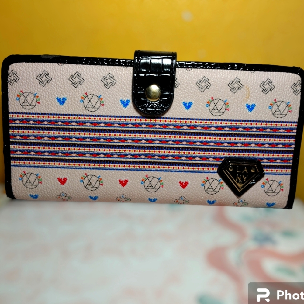 Lany Baby Pink Designed Wallet